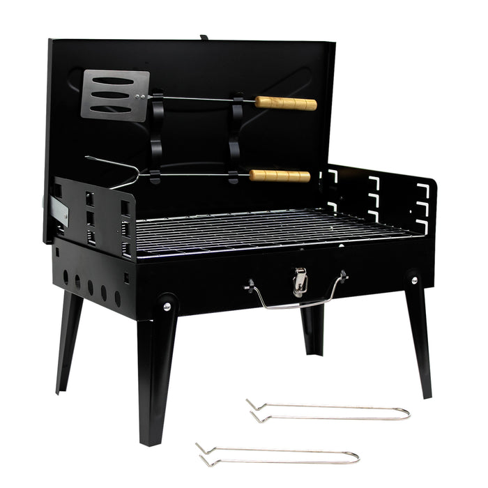 Charcoal BBQ Barbecue Grill Foldable