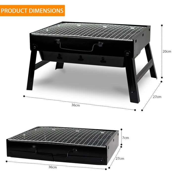 Barbecue Charcoal Folding Grill Portable