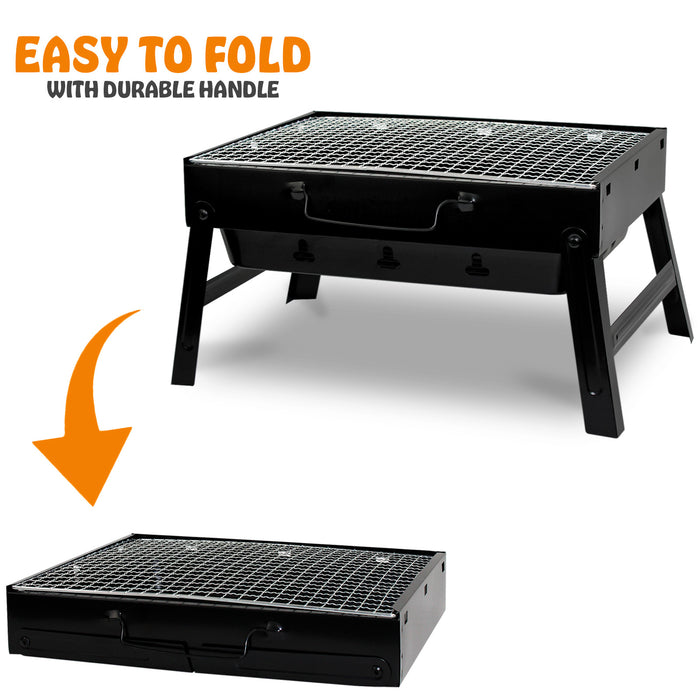 Barbecue Charcoal Folding Grill Portable