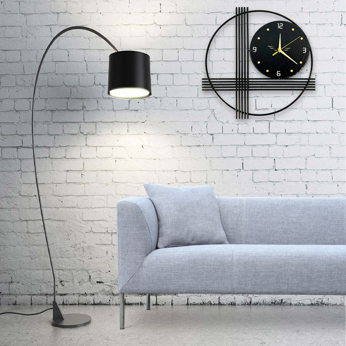 Black Wall Clock