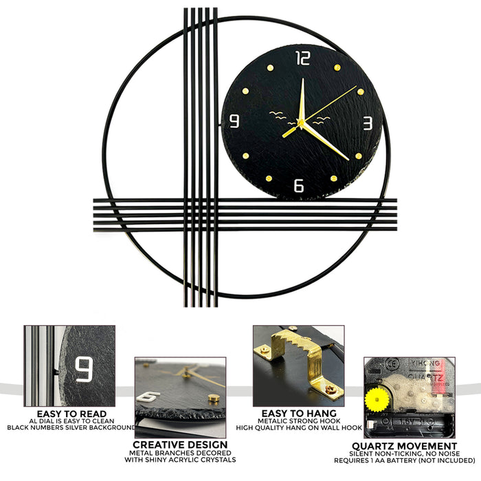 Metal Wall Clock