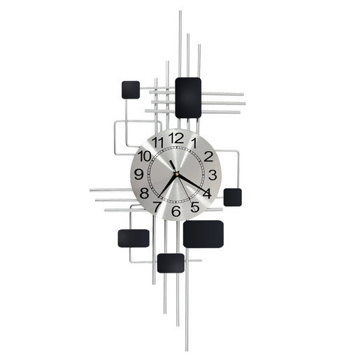 Silver Wall Clock