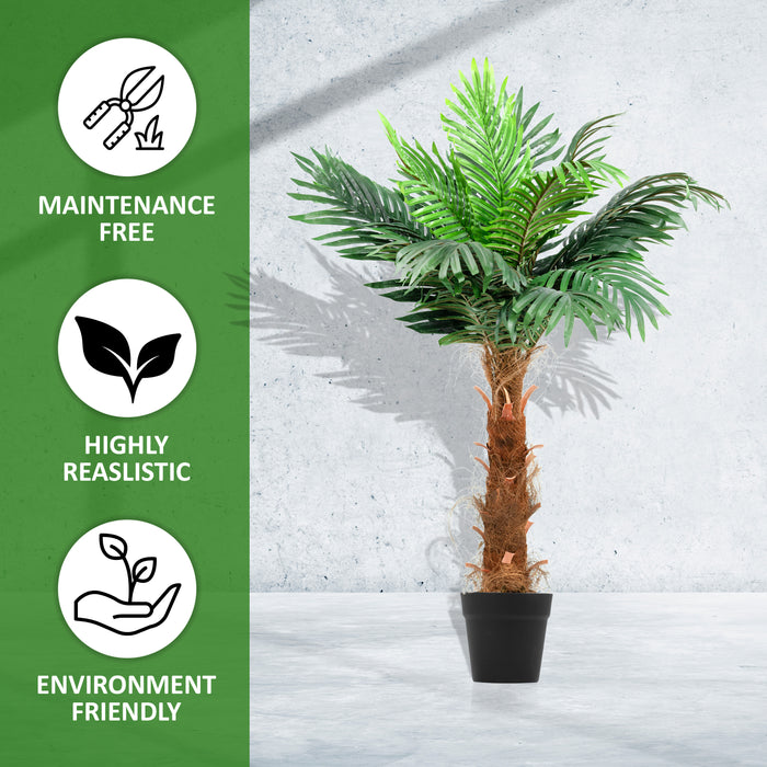 Artificial Palm Tree Fake Tropical Potted Plant