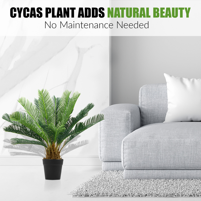 60cm Cycas Large Artificial Palm Tree