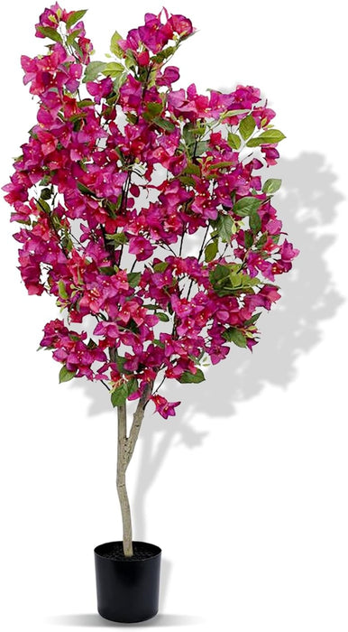 5Ft Blooming Bougainvillea Glabra  Paperflower - Artificial Plant