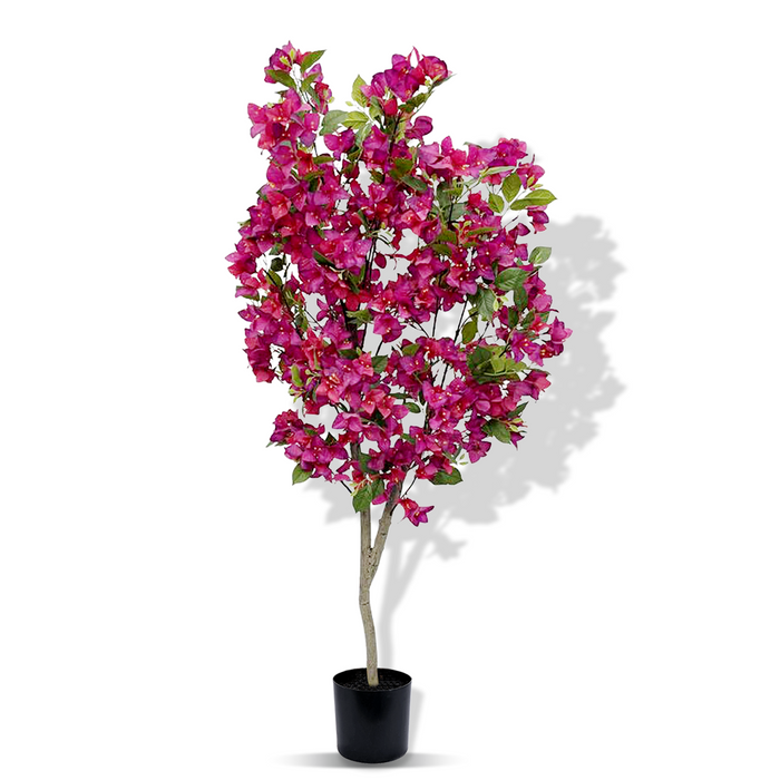 5Ft Blooming Bougainvillea Glabra  Paperflower - Artificial Plant