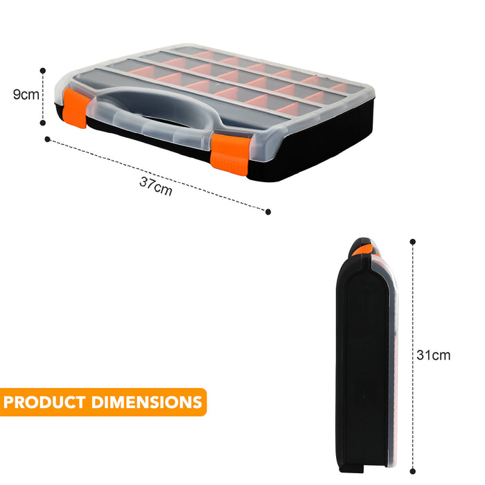 23 Compartment Storage Box Screw Tool Storage