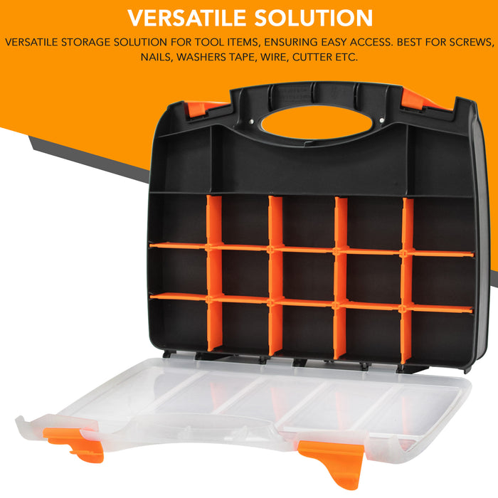 31 Double Sided Compartment Box Storage Tool Organiser