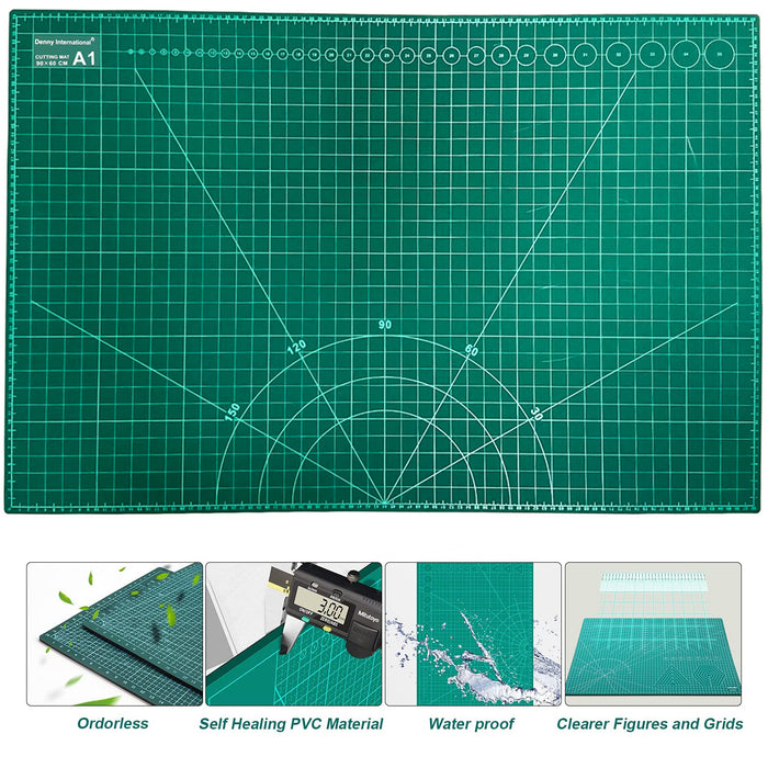 A1 Non Slip Cutting Mat - 900x600 mm