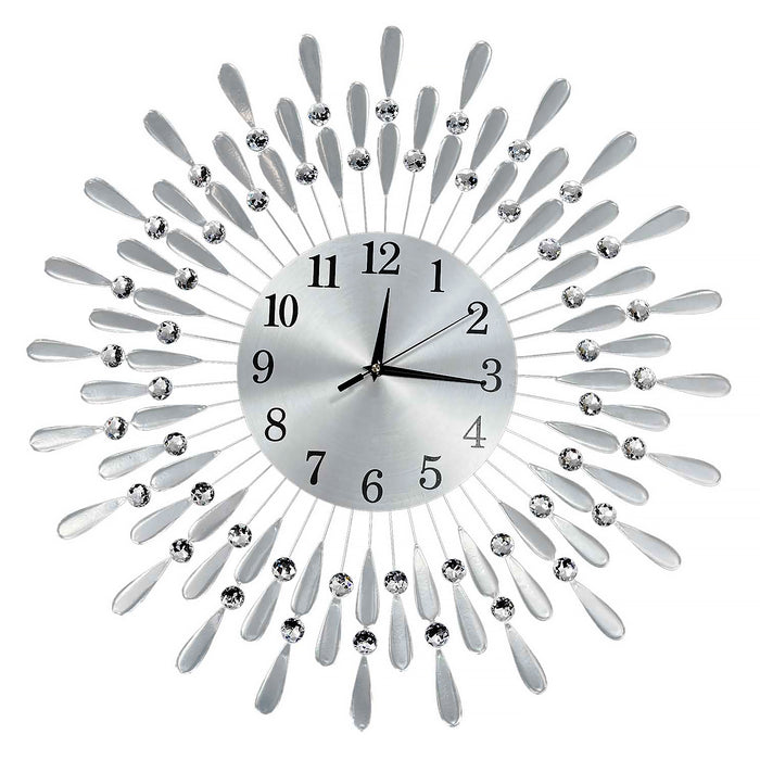 Crystals of Quartz Large wall clock