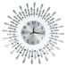 Crystals of Quartz Large wall clock