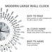 Modern Large Wall Clock