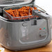 Grey Deep Fat Fryer with Grill