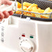 White Fat Fryer with Grill