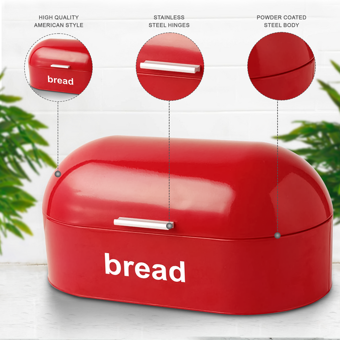 American Style Roll Top Bread Bin