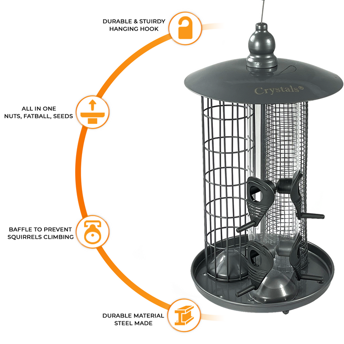 3 in 1 Bird Feeders Features