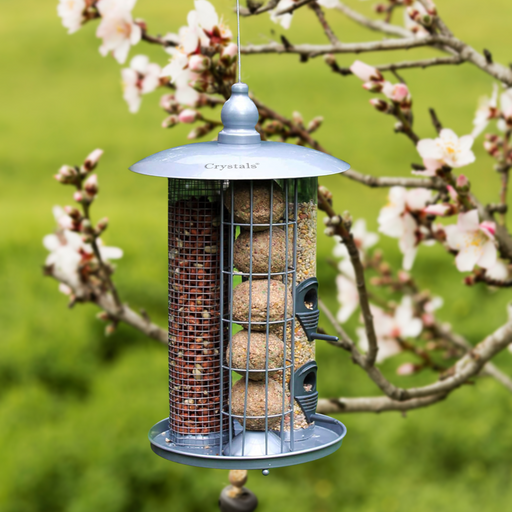 3 in 1 Seed, Nut, Fat Ball Bird Feeder