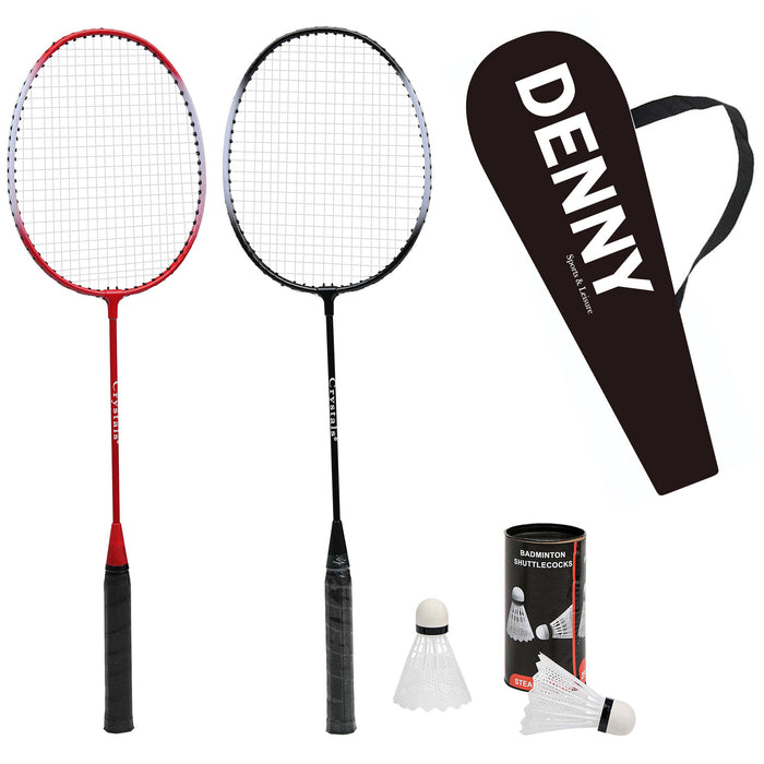 Badminton 2 Racket & Shuttlecocks Set