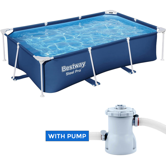 Bestway Steel Pro Family Pool - 2300/3300/5700 Liters & Filter Pump