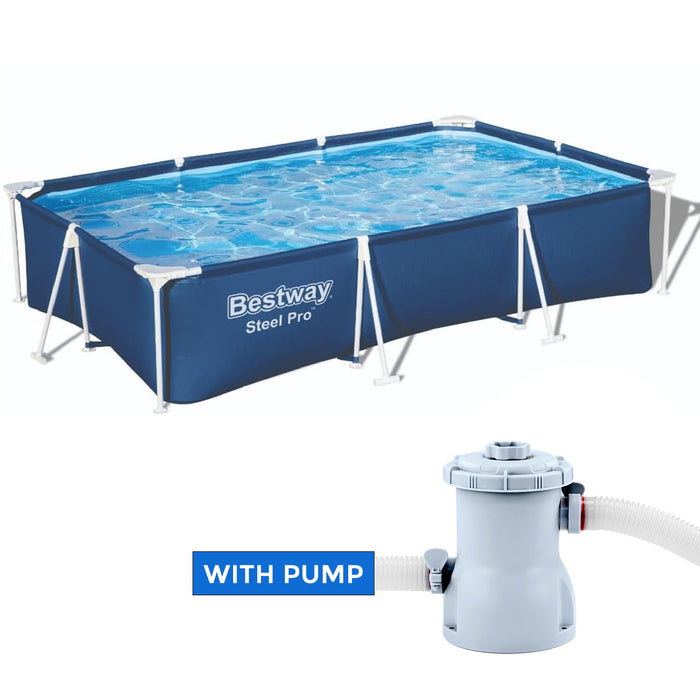 Bestway Steel Pro Family Pool - 2300/3300/5700 Liters & Filter Pump