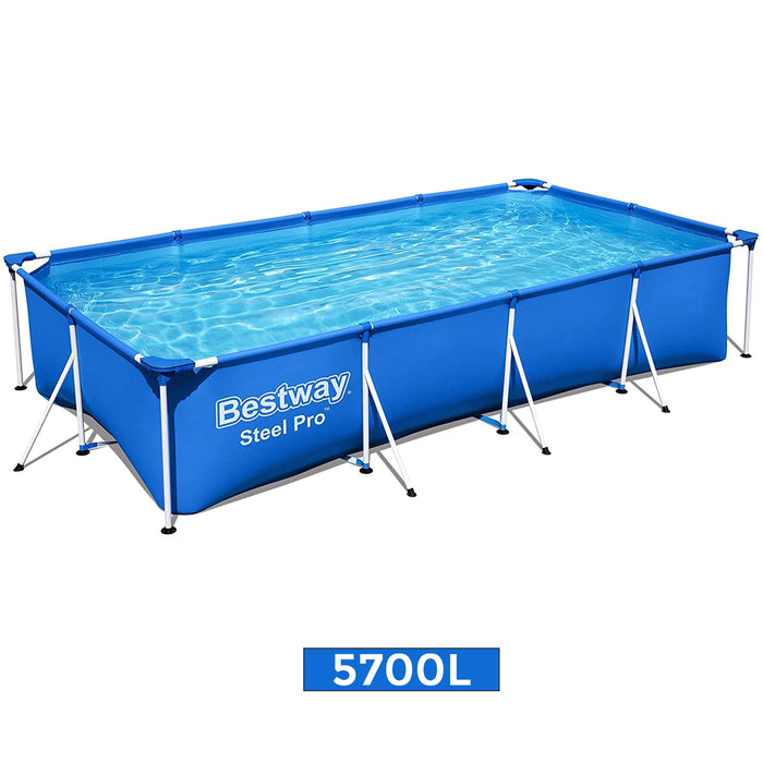 Bestway Steel Pro Family Pool - 2300/3300/5700 Liters & Filter Pump