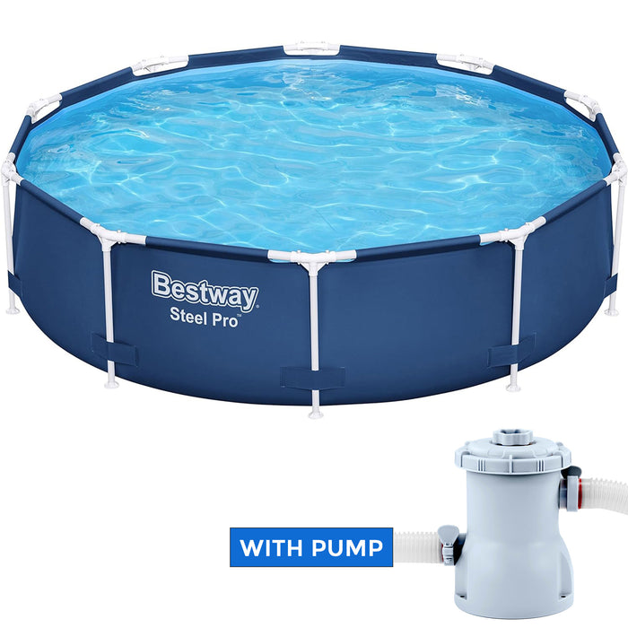 Bestway Steel Pro Frame Pool, 305 x 76 cm, Blue