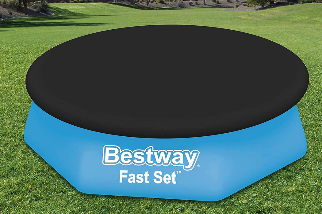 Bestway 8ft Cover for Fast Set Pools Black