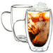 Double Wall Insulated Coffee Glass- Set of 2