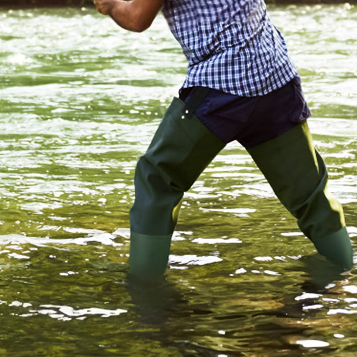 Lightweight Hip Waders with Cleated Sole