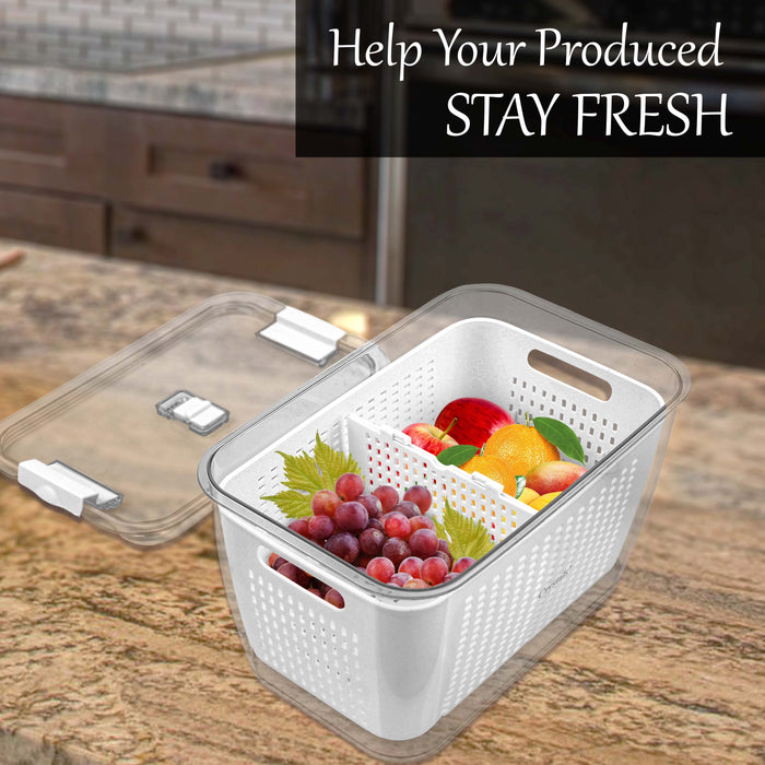 Fruit Vegetable Fridge Organiser Storage Box