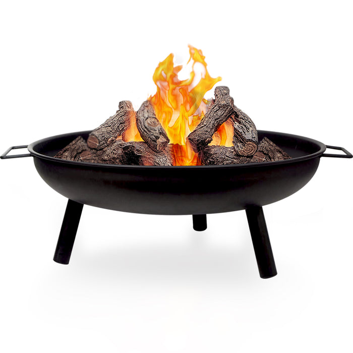 23" Large Round BBQ Steel Fire Pit