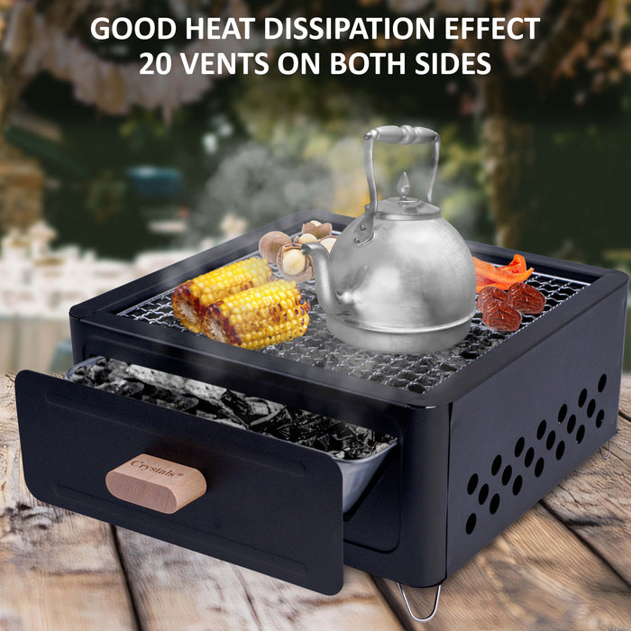 Tabletop Bbq Folding Charcoal Barbecue