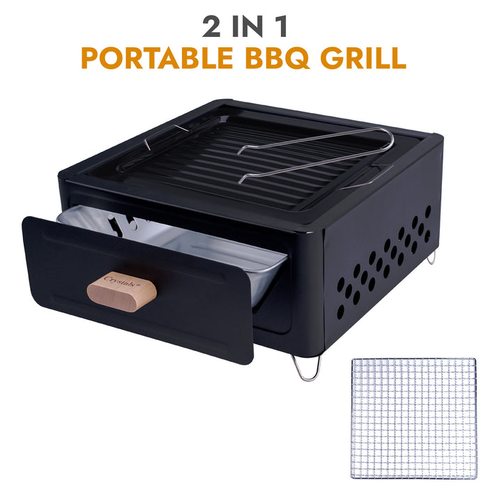 Tabletop Bbq Folding Charcoal Barbecue