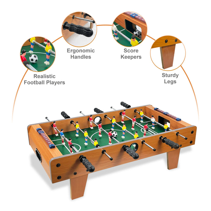 Wooden Tabletop Football Game For Kids