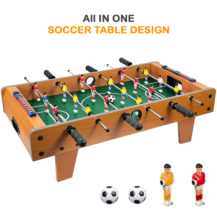 Wooden Tabletop Football Game For Kids