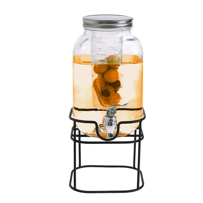 4L Glass Vintage Beverage Drinks Dispenser