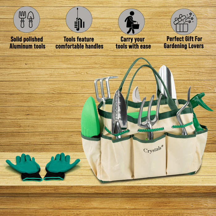 11 Pieces Gardening Hand Tool Gift Kit