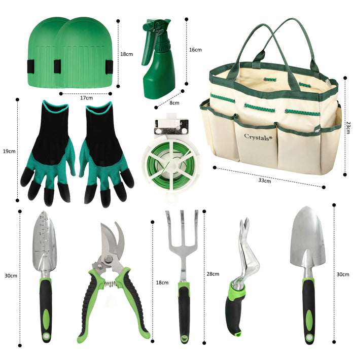 11 Pieces Gardening Hand Tool Gift Kit