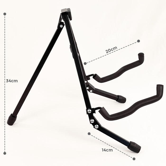 Foldable Music Guitar Stand Black