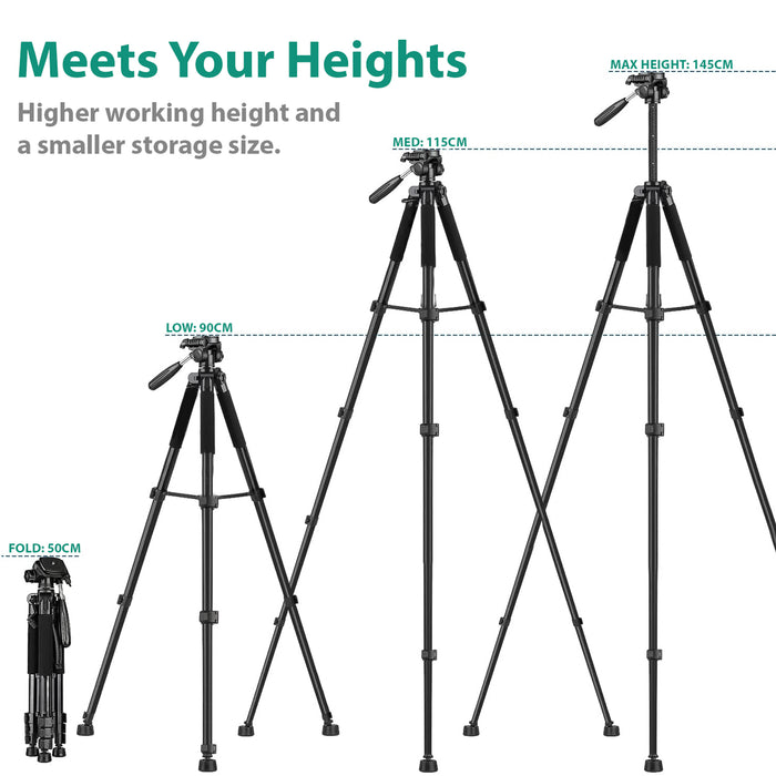 Telescopic Shooting & Camera Tripod Stand