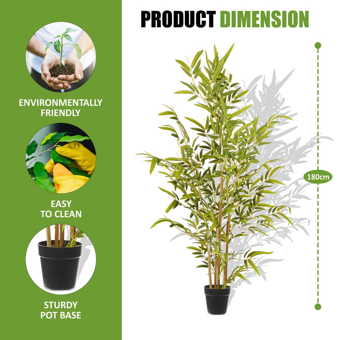 Arrow Bamboo 1.8M with 1107 Lush Leaves - Artificial Plant