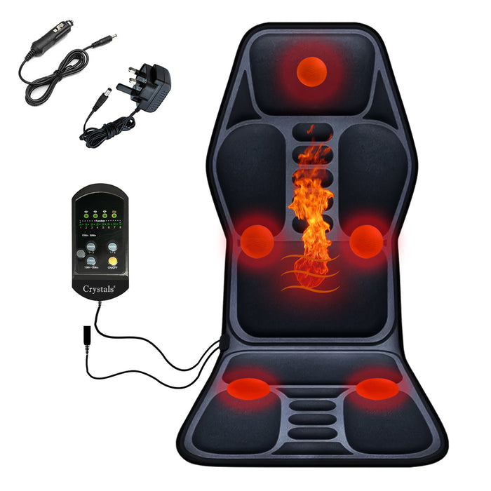 8-Mode Full Back Vibration Heat Massager