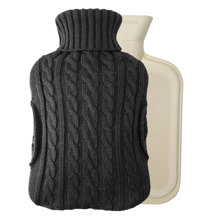 2L Hot Water Bottle with Built In Pockets