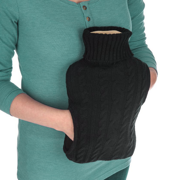 2L Hot Water Bottle with Built In Pockets