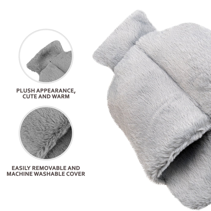 2L Plush Heated Slippers for Cold Feet