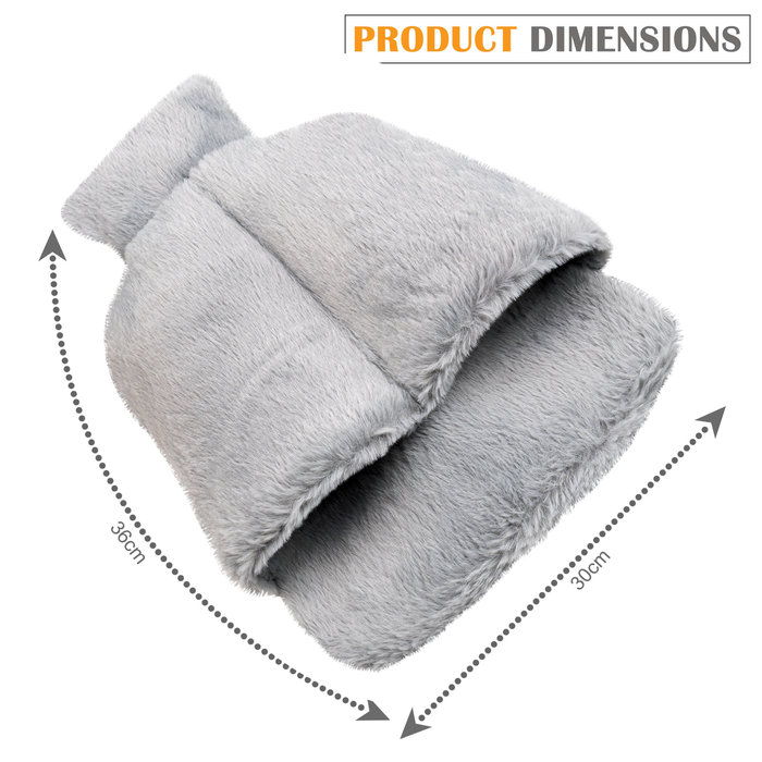 2L Plush Heated Slippers for Cold Feet