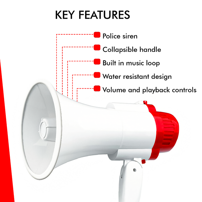 Portable Loud Megaphone Speaker