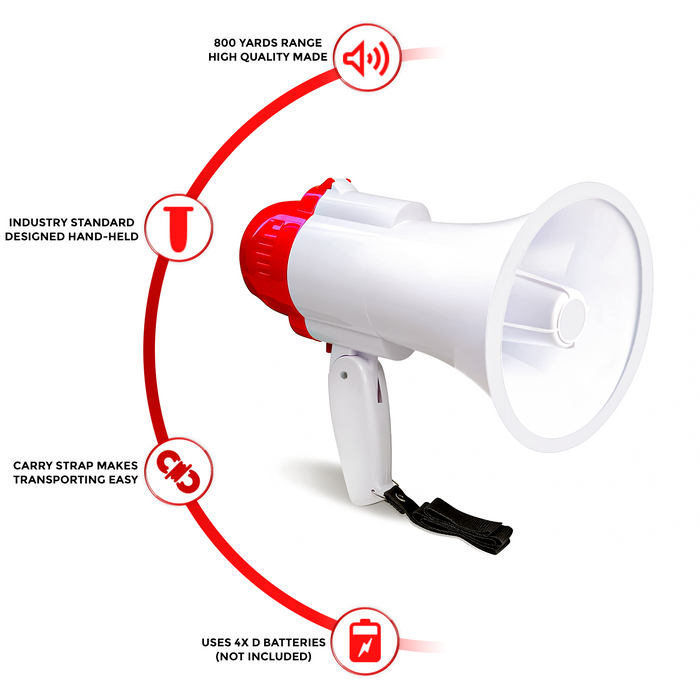 Portable Loud Megaphone Speaker