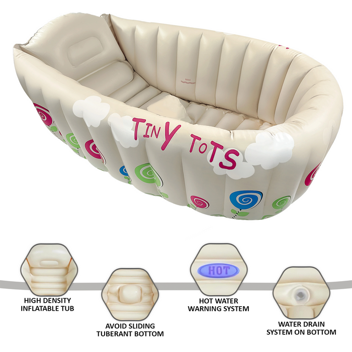 Baby Travel Bath Tub Tiny Inflatable