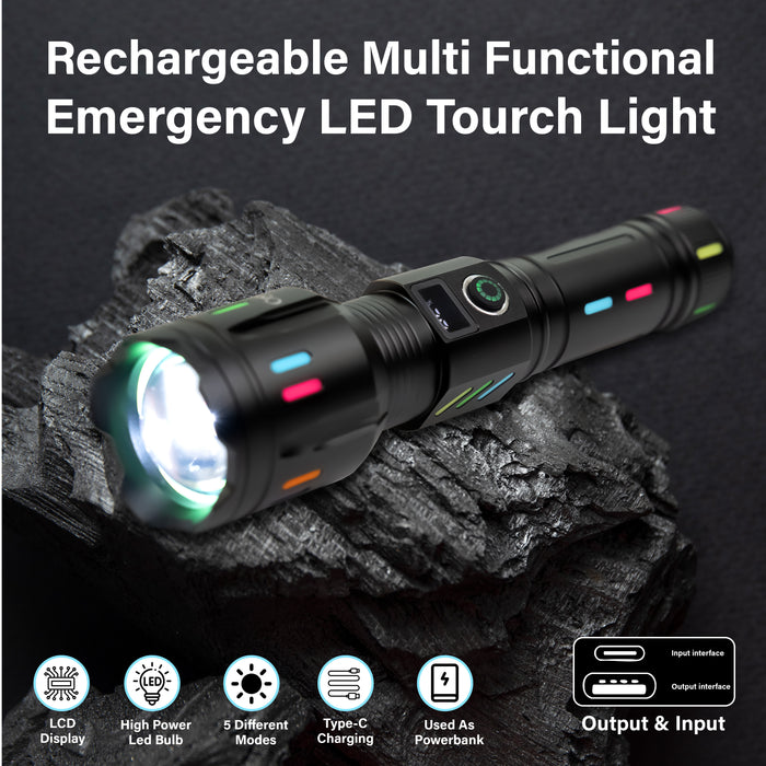 LED Torch Super Bright Flashlight 2000 Lumens